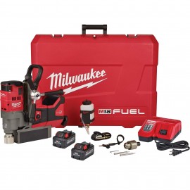 Milwaukee 2787-22HD Magnetic Drill Kit, 1-1/2" Annular Cutter Capacity, ½" Twist Bit Capacity-