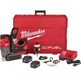 Milwaukee 2787-22HD Magnetic Drill Kit, 1-1/2" Annular Cutter Capacity, ½" Twist Bit Capacity-