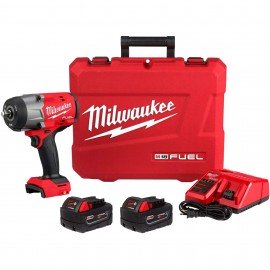 Milwaukee 2967-22 Impact Wrench Kit, ½", 1500'-lbs-