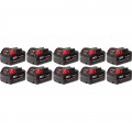 Milwaukee 48-11-1851 M18 Battery, 18 V, 5 Ah-