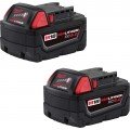 Milwaukee 48-11-1852 M18 Battery Pack, 5.0 Ah, 2-pack-