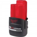 Milwaukee 48-11-2425 Battery Pack, 12 V, 2.5 Ah-