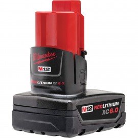 Milwaukee 48-11-2460 Battery for M12 Series, 12 V, 6 Ah-