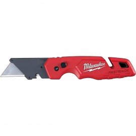 Milwaukee 48-22-1502 Fastback Folding Utility Knife, blade storage and wire stripper-