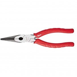 Milwaukee 48-22-6101 Long Nose Pliers, 8", with fish tape puller-