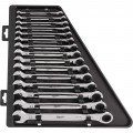 Milwaukee 48-22-9516 Ratcheting Wrench Set, Metric, 15-piece-