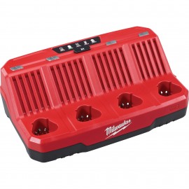 Milwaukee 48-59-1204 M12 Series Four Bay Sequential Charger, 12 V, lithium-ion-
