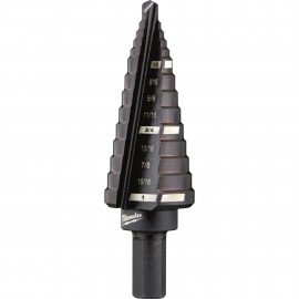 Milwaukee 48-89-9208 Step Drill Bit, 1/2" to 1", 3/8" shank-