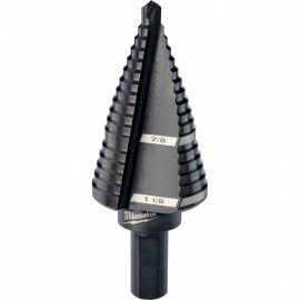Milwaukee 48-89-9209 Step Drill Bit, 7/8 to 1-1/8", 3/8" shank-