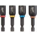 Milwaukee 49-66-4562 Magnetic Nut Driver Set, 4-piece, 1-7/8"-