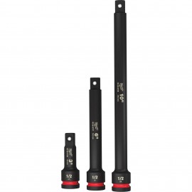 Milwaukee 49-66-6715 Impact Duty™ Extension Set, 1/2" drive, 3-piece-
