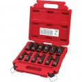 Milwaukee 49-66-7011 Impact Duty™ Socket Set, 1/2" drive, SAE, 12-piece-