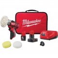 Milwaukee ML2438-22X Variable Speed Polisher/Sander Kit, 12 V, 2800/8300 rpm-