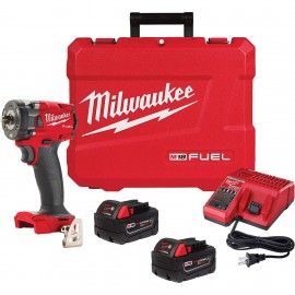 Milwaukee ML2854-22R Compact Impact Wrench with friction ring kit-
