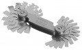 Mitutoyo 188-101 Pitch Gage, Whitworth Screw 55&amp;deg;, 4-42 TPI, 30 Leaves-