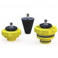 Mityvac MVA670 Power Steering Air Bleed Adapter Set for MV8000 and MV8500 Hand Vacuum Pumps, 3-piece-