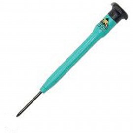 Moody Tools 51-2085 JIS Type S Screwdriver, #0, esd-safe handle-