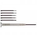 Moody Tools 55-0114 Slotted Drivers, 7-Piece, 0.025" to 0.100"-