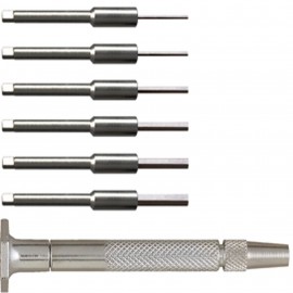 Moody Tools 55-0141 Hex Driver Set, 7-piece, interchangeable-