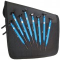 Moody Tools 55-0274 Slotted/Phillips Reversible Drivers with 1/4" hex adapters, 10-piece-