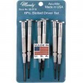 Moody Tools 58-0116 Slotted Driver Set, 6-piece, steel handles-