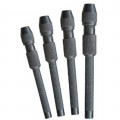 Moody Tools 58-0196 Hollow Core Pin Vise Set, 4-piece, 0 to 0.187"-