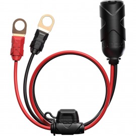 NOCO GC018 12 Volt Plug with eyelet terminals, M10 3/8", 24"-