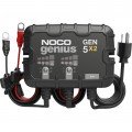 NOCO GEN5X2 On-Board Battery Charger, battery maintainer, and battery desulfator, 2-bank, 10 A-