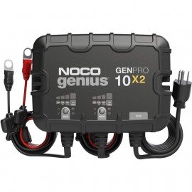 NOCO GENPRO10X2 On-Board Battery Charger, 2-bank, 20 A-