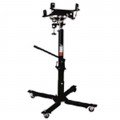 Omega Lift 40700 Transmission Jack, 700 lbs, under hoist-