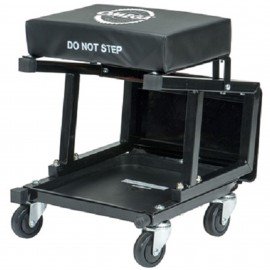 Omega Lift 91305 Seat Stool Combination with tool tray, 350 lbs-