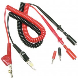 OTC 3905 Multimeter/Piercing Jumper Lead Set, 5', coil cord-