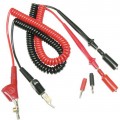 OTC 3905 Multimeter/Piercing Jumper Lead Set, 5', coil cord-