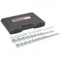 OTC 4410 Bushing Drive Set, 33-pack, metric and standard-