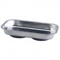 OTC 4490 Magnetic Parts Tray, Stainless Steel, 9-1/2" x 5-1/2" x 1-1/4"-