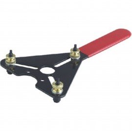 OTC 4537 A/C Clutch Pulley Puller Set, three-stud spanner wrench, for GM, Ford and Chrysler-