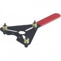 OTC 4537 A/C Clutch Pulley Puller Set, three-stud spanner wrench, for GM, Ford and Chrysler-