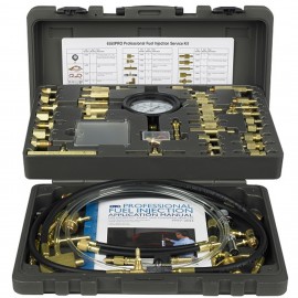 OTC 6550PRO Fuel Injection Service Kit, 0 to 100 psi, 47 adapters-
