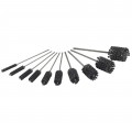 OTC 7011 Cylindrical Hone Set, 0.375 to 2", 10-pack-