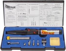 Power Probe PPSK Butane Soldering Kit, 120 w, up to 2500&amp;deg;F-