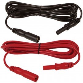 Power Probe PPTK0002 Digital Multimeter Adapter Leads Kit, 10', 4 mm banana jack plugs-