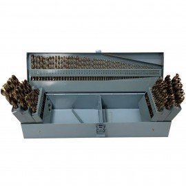 Qualtech DWD115J-TN-SET Drill Bit Set, 115-pack, Tin Coated-
