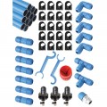 Rapidair F28090 Fastpipe Master Kit, 1" x 30', 3 outlets-