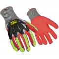 Ringer R-Flex 065-10 Impact Nitrile Half-Dip Gloves, Large-