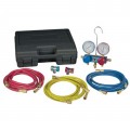 Robinair 49134B Aluminum Manifold Hose Set, R12/R134A, 60"-