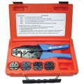 S &amp; G Tool Aid SG18920 Ratcheting Terminal Crimper, with 5 dies-