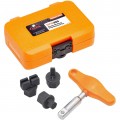 S.U.R. and R. DPR350 Plastic Oil Drain Plug Removal Set, 4-piece-