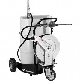 SAMSON 211001 Mobile Fluid Caddy for 55 gal Drum, 3:1 Ratio Oil Pump-