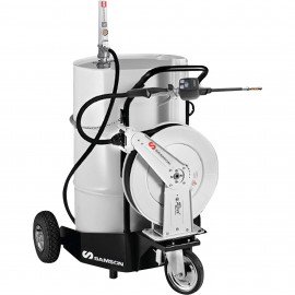 SAMSON 211001 Mobile Fluid Caddy for 55 gal Drum, 3:1 Ratio Oil Pump-