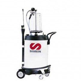 SAMSON 3720 Waste Fluid Suction and Drain Unit, 27 gal, 10 qt chamber-